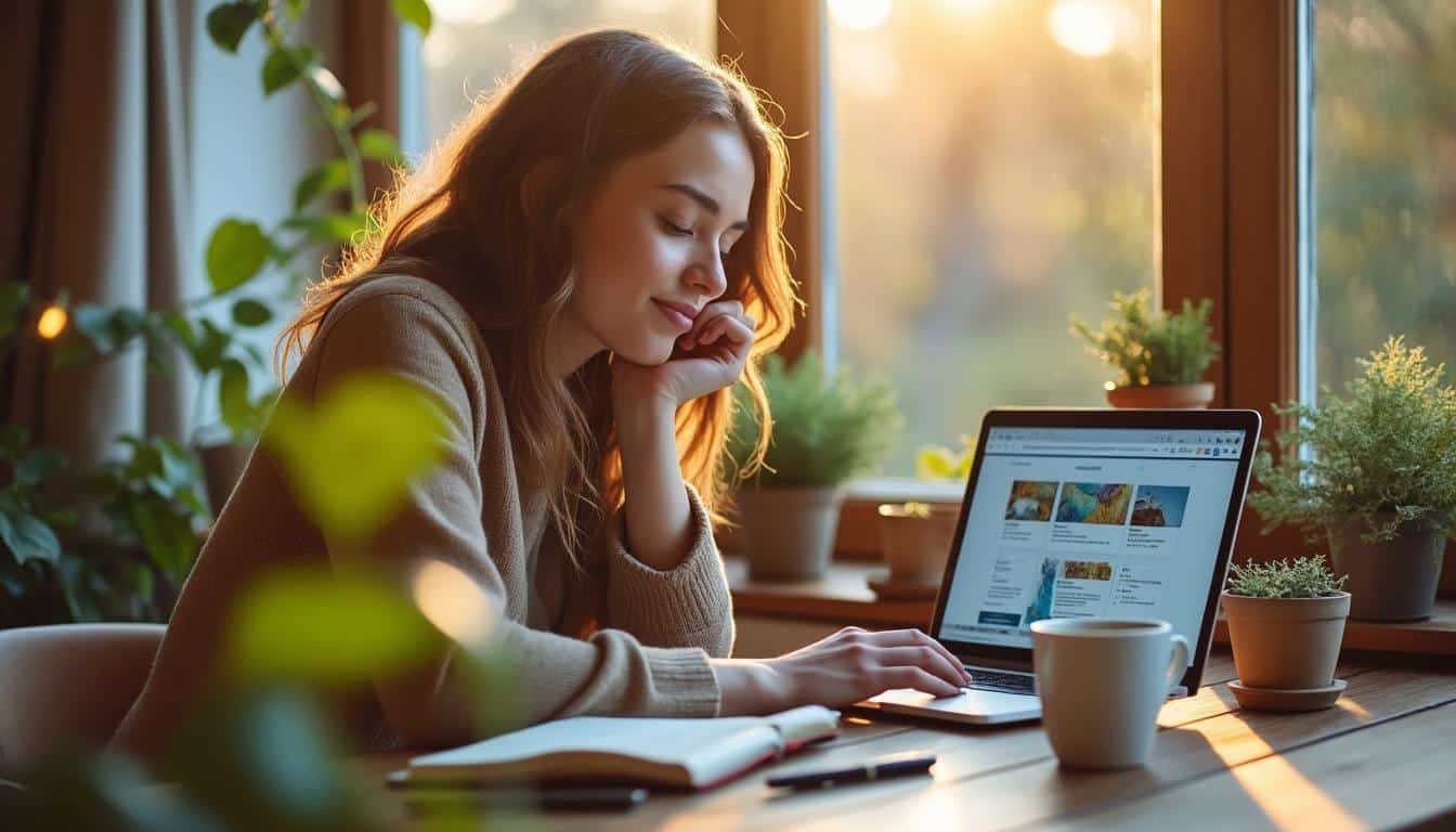 Illustration: Comment Adèle consulte son compte sur le site de sa banque : un guide pas à pas